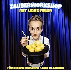 Linus Faber Zauberworkshop für Kinder im thalhaus Theater Wiesbaden